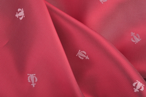 Mályva mintás viszkóz